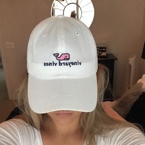 White Vineyard Vines Hat
